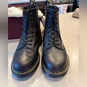Dr. Martens Black Leather made in England NWT